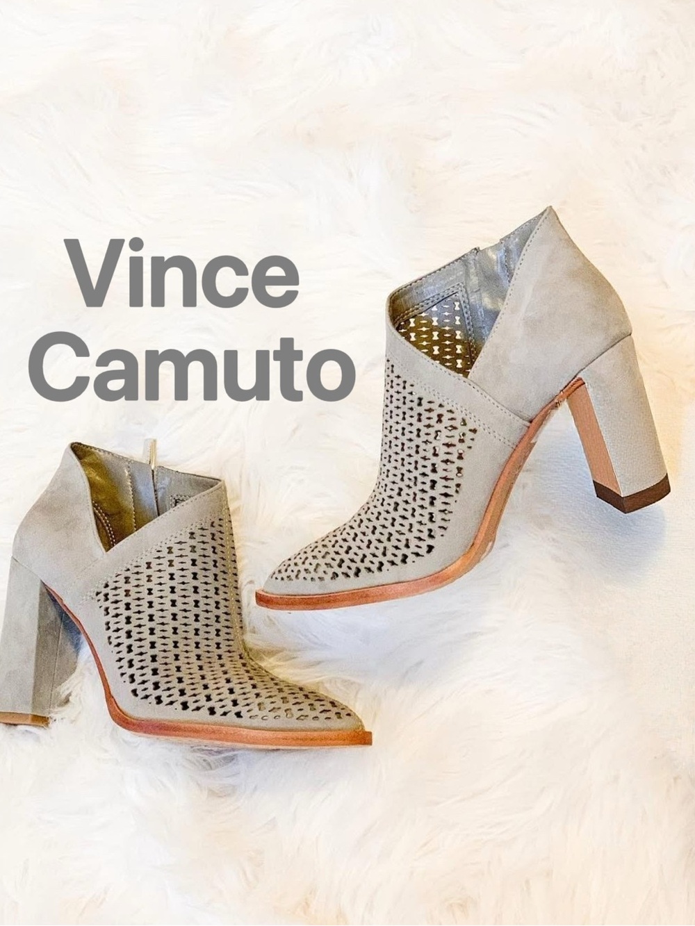 Vince Camuto Lorva Ankle Boots – Olive Green – Size 8.5